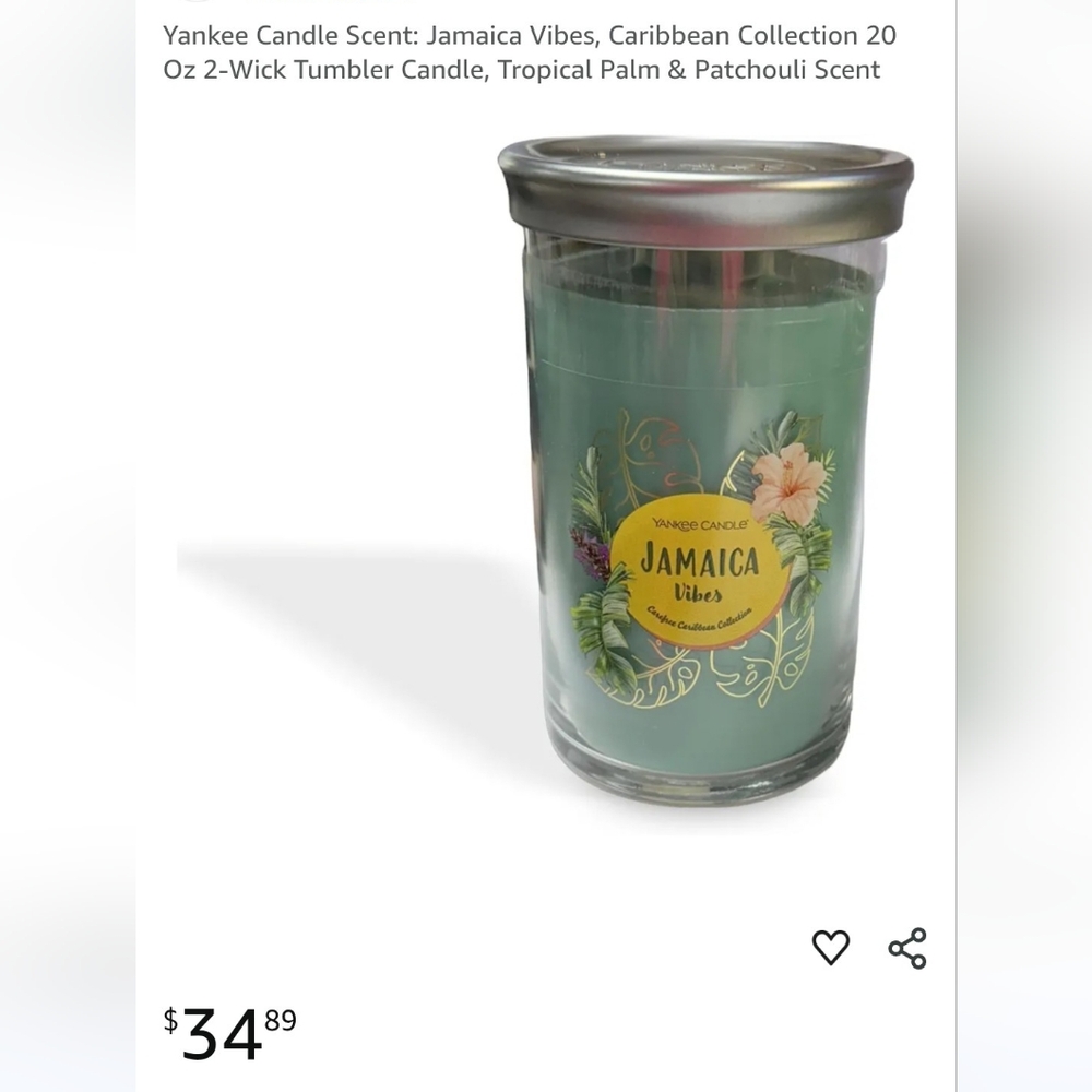 Yankee Candle Jamaica Vibes Scented Candle - Blue - Picture 7 of 7